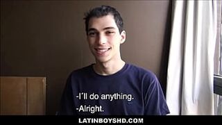 Cute Skinny Latin Delivery Boy Paid Cash To Fuck Producer POV - Kevin, Freddy