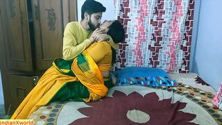 Indian teen boy has hot sex with friend's sexy mother! Hot webseries sex