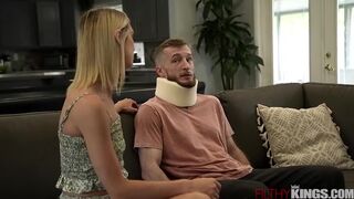 Payton Avery - Perverted teen Sister takes advantage of injured Brother