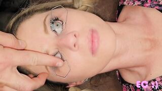 PinkCandyEc - Receiving Thicker Cum In Eyes From Daddy