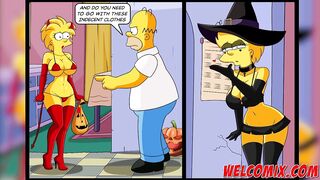 Special Halloween Night! Simpsons Porn! Simptoons!