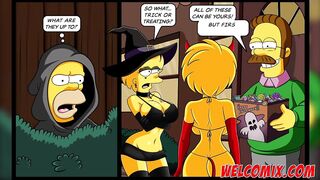 Special Halloween Night! Simpsons Porn! Simptoons!