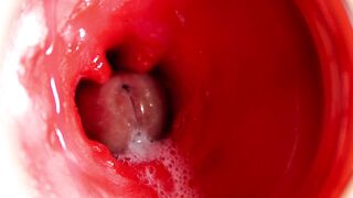 CAMERA INSIDE PUSSY: POWERFULL CUM IN PUSSY! BEST Internal ASMR in 4K MORE SPERM