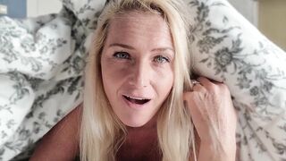 Morning SEX with your STEPMOTHER with your girlfriend in the bed!