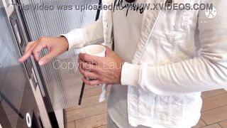 Unknown challenge - A young blonde with big breasts goes on a manhunt on a motorway rest area!