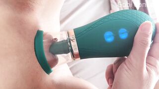 THE BEST ORGASM WITH MY CLITORAL SUCKER