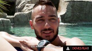 DEVILS FILM - Petite Babe Liz Jordan Cheats Her Girlfriend to Get Hot Creampie