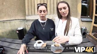 VIP4K. Sweethearts love to play rough anal games...