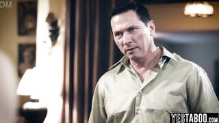 Horny young stepson and mature stepdad rail big tits MILF stepmom