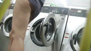 Sucking Black Cock At College Laundromat!!! Pt1 SHEER