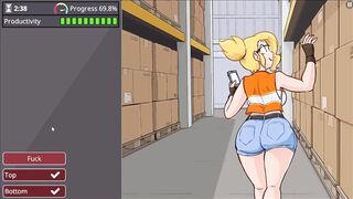 Barely working (Hentai Game) - level 2 completed