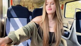 Stranger sat next to me on train. What does she want?