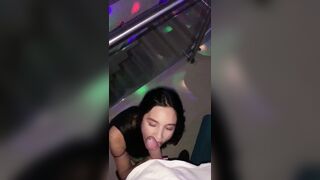 Hard sex a stranger at the VIP nightclub