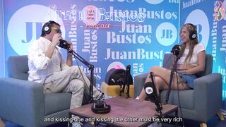 The sizzling blonde MollySmith squirts all over the Sybian machine on Juan Bustos' podcast