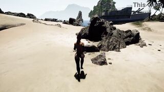 Lara activated an ancient statue and got fucked by a big dick. 3D Hentai Game Animation